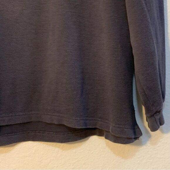 JOHN ASHFORD SPORT Men’s Medium Gray Thick Pullover Cotton Brushed Soft. - Picture 4 of 12